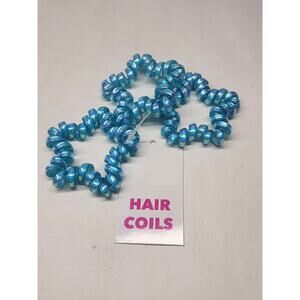 Hair Coils Baby Blue Stars 3 Pcs Set - NEW
